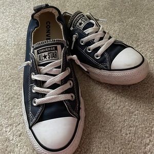 Converse All Star Chuck Taylor Unisex Navy Blue Low Top Sneakers Size: Women’s 8
